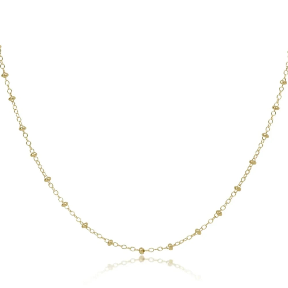 15" Choker Simplicity Chain Gold - Classic 2mm Gold