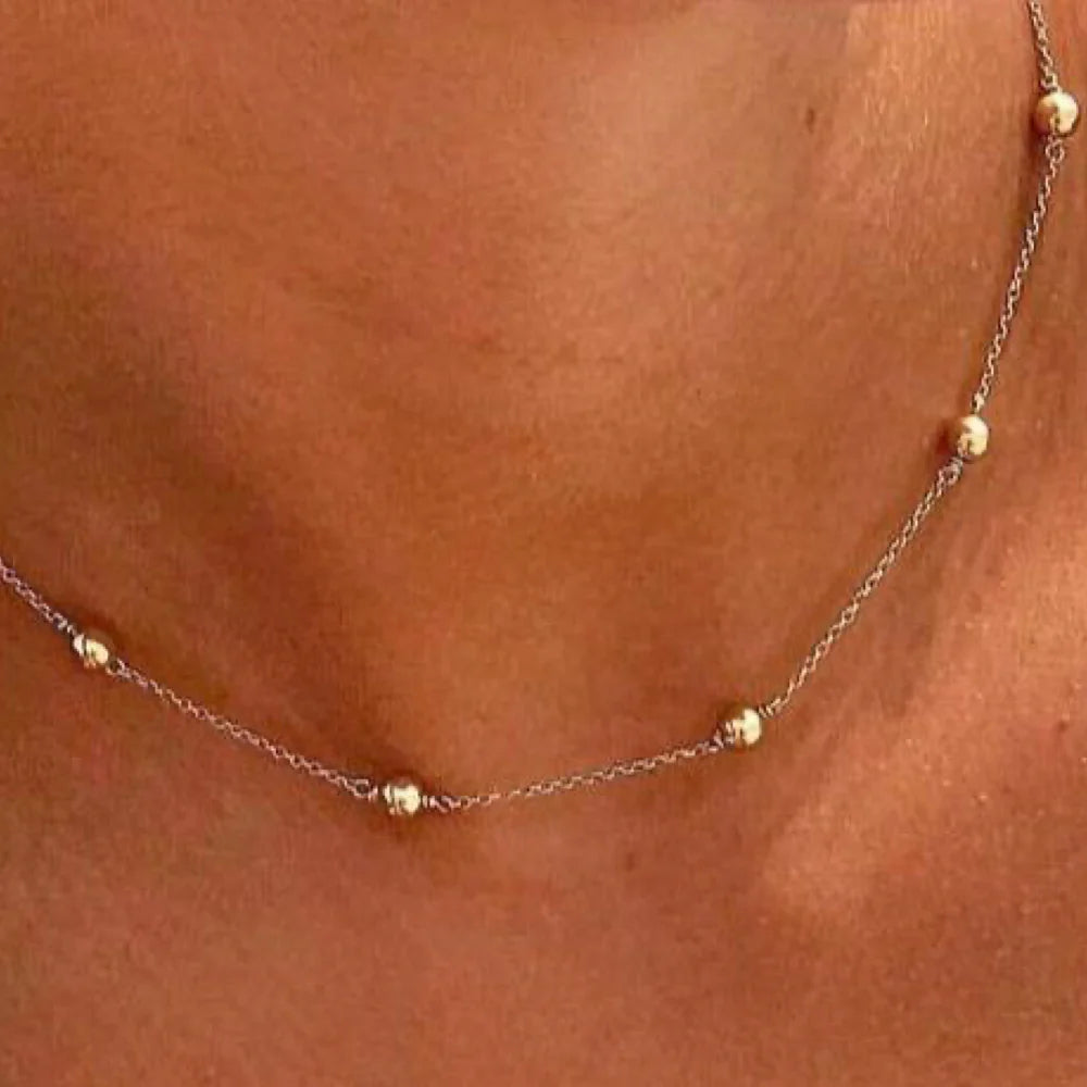 15" Choker Simplicity Chain Gold - Classic 4mm Gold