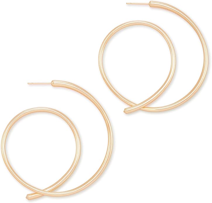 Myles Rose Gold Hoop Earrings