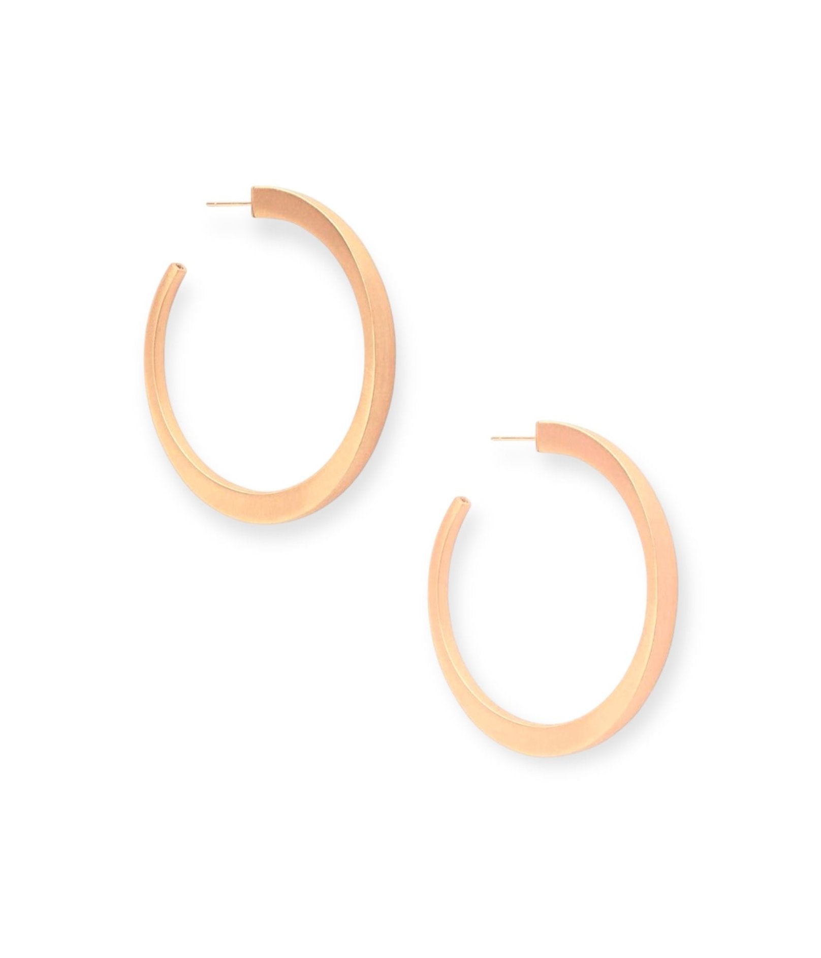 Avi Rose Gold Hoop Earrings