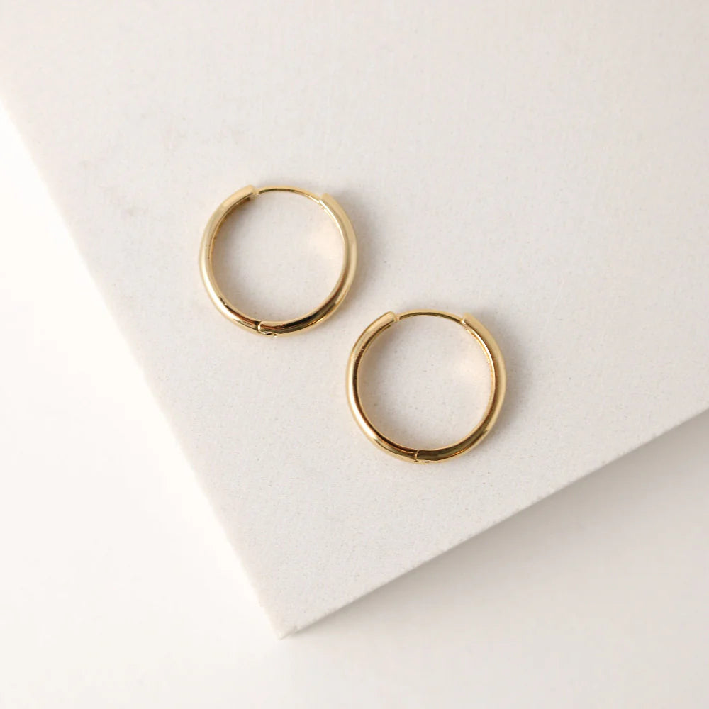 Bea 20mm Hoop Earrings Gold