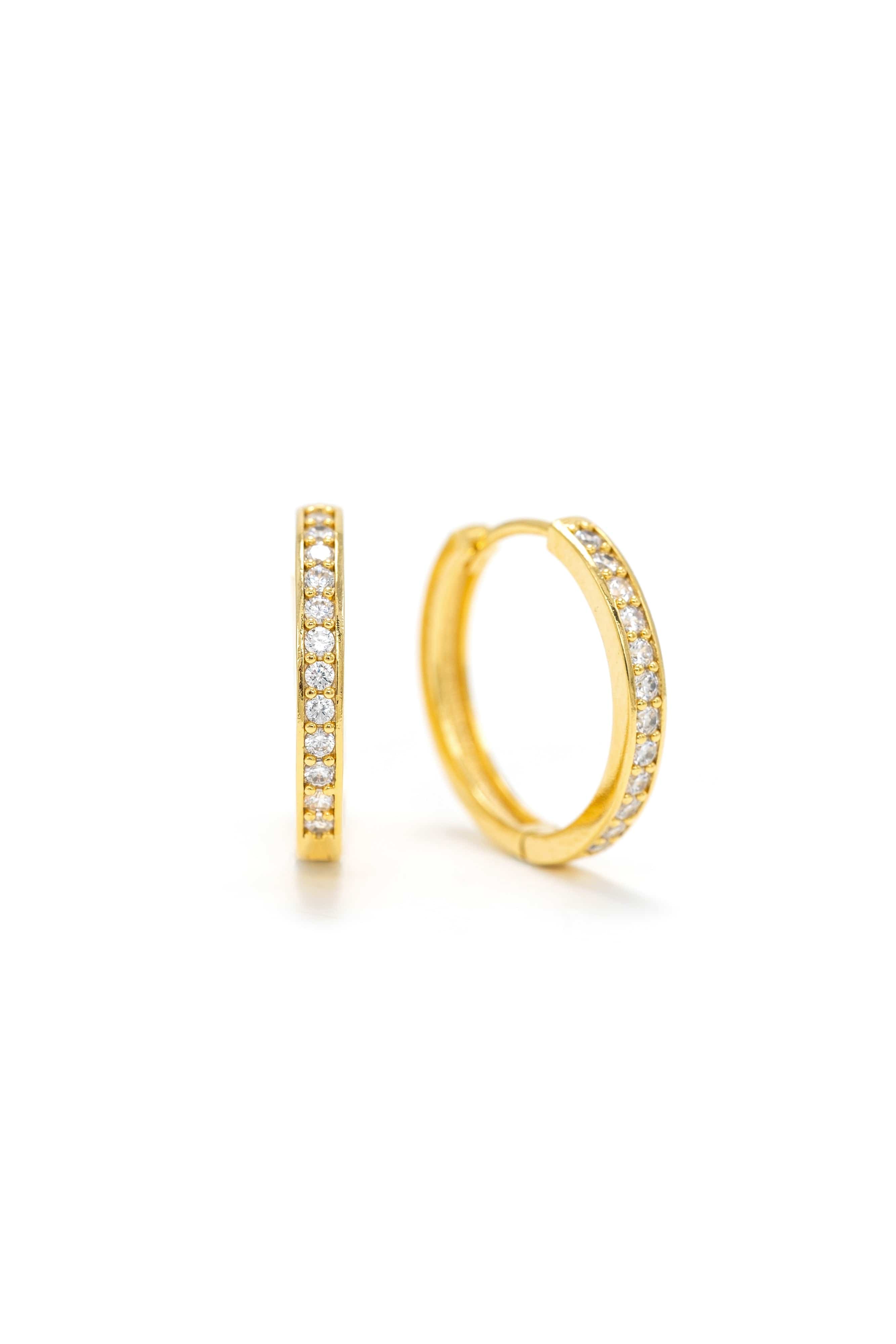 Desi 20mm Hoop Earrings Gold