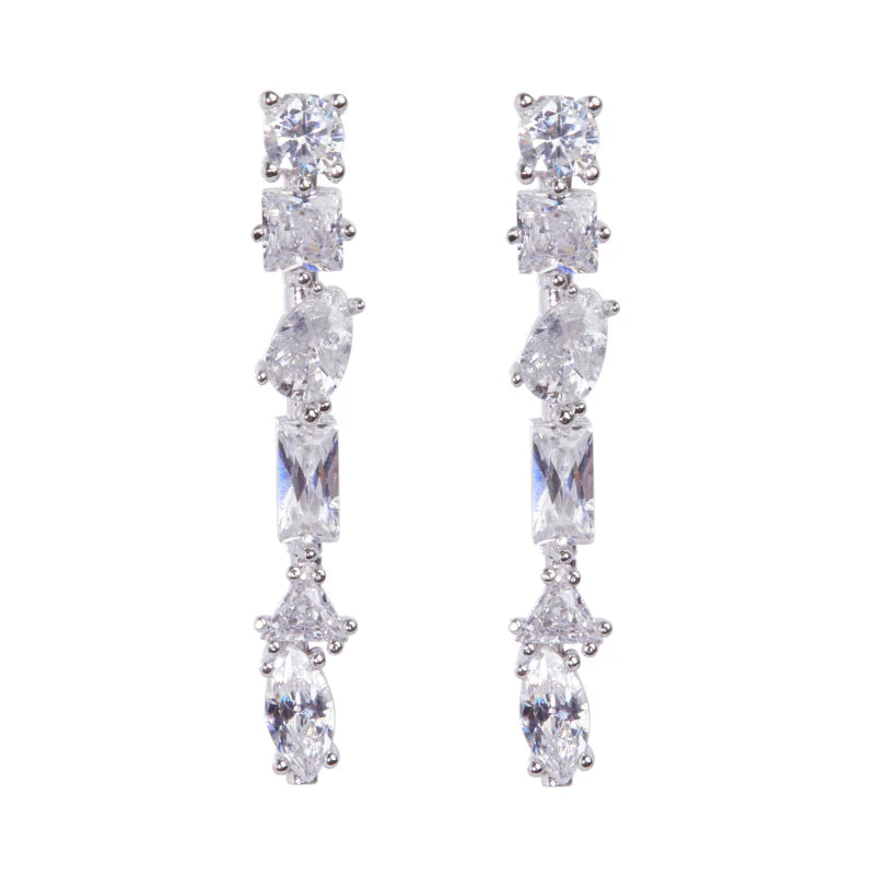 Julie M Earrings Clear