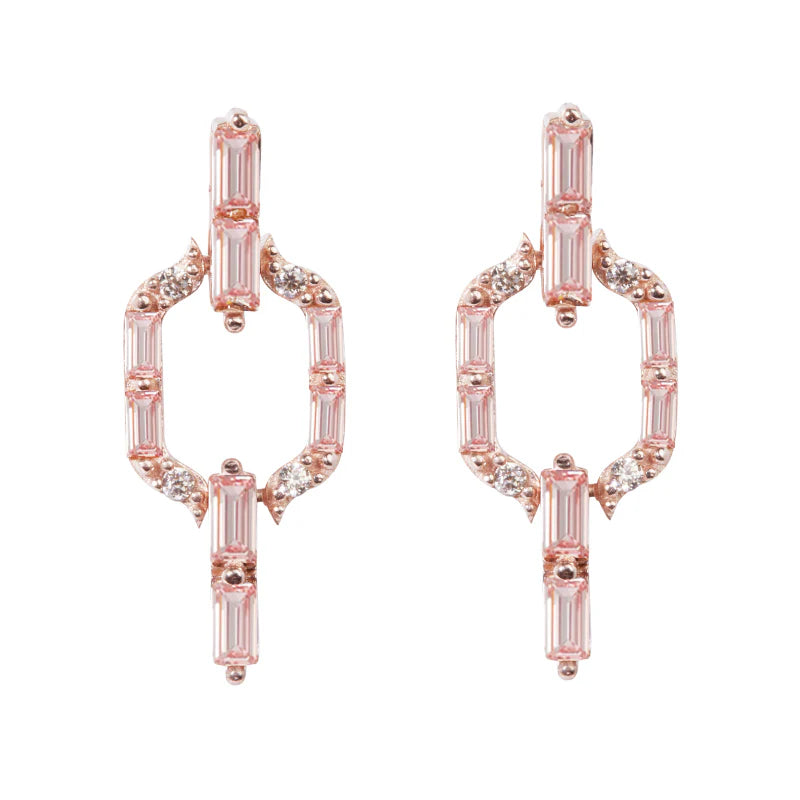 Liam Earrings Rose Gold