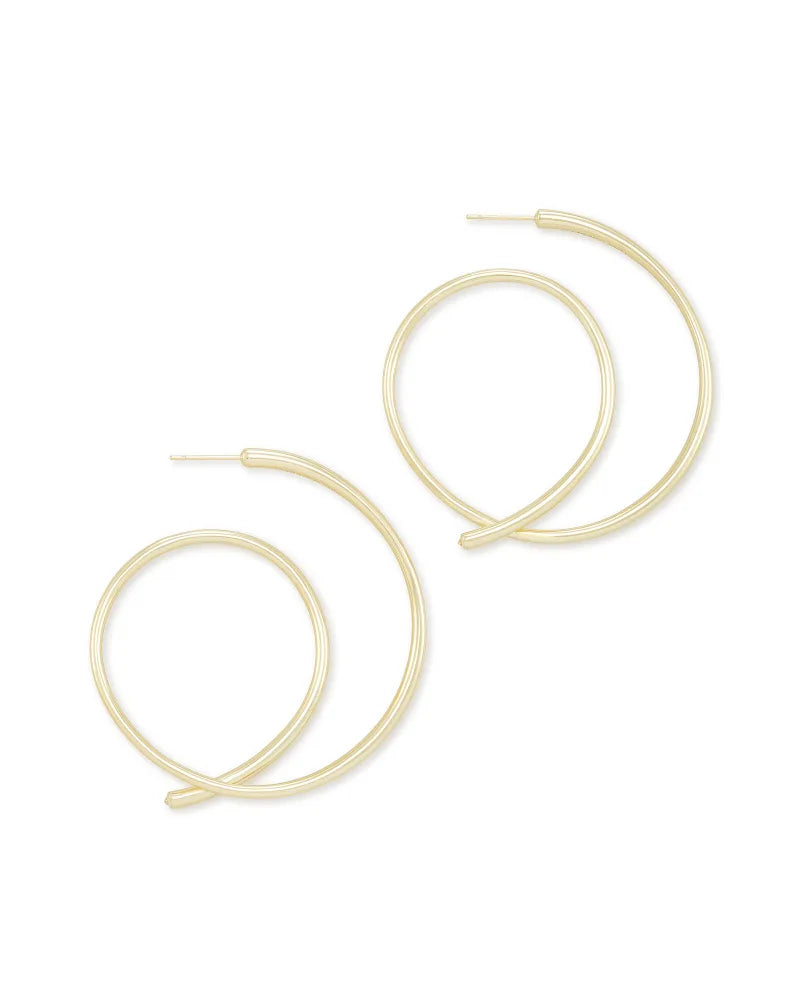 Myles Gold Small Hoop Earrings