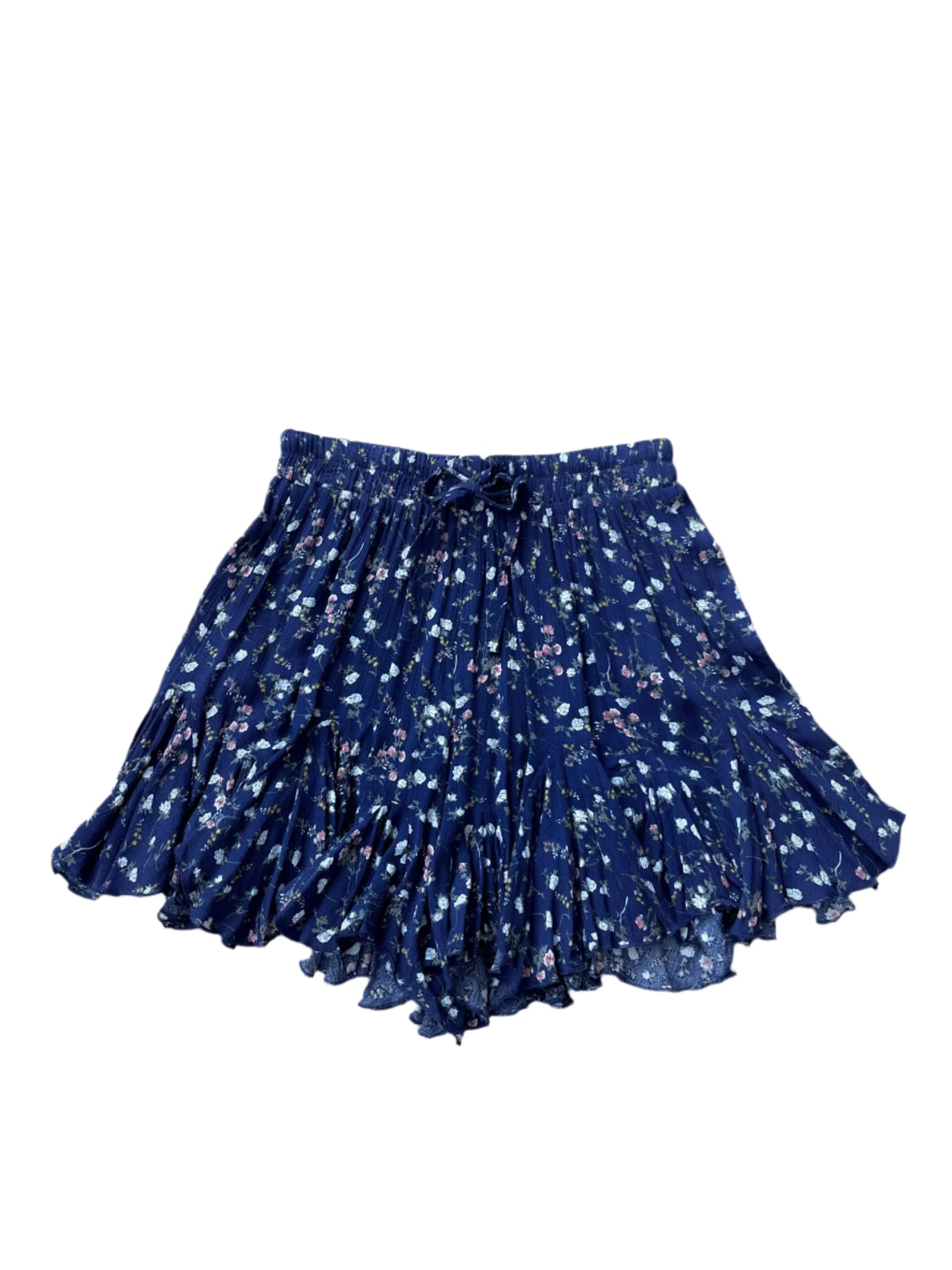 Navy Petite Floral Skort