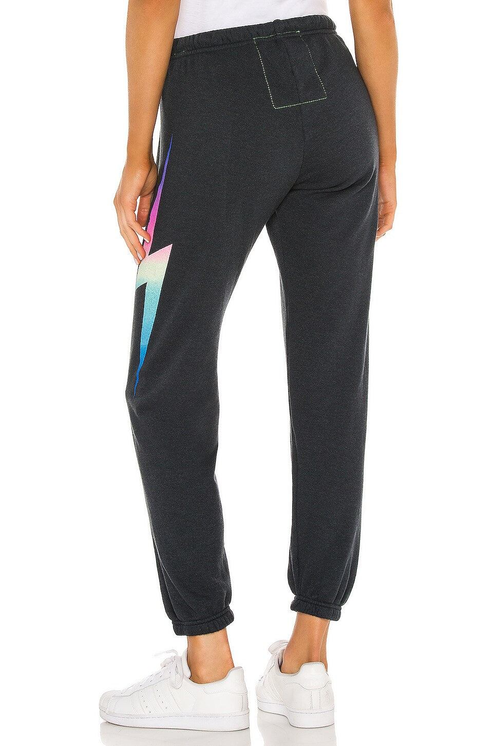 Rainbow Bolt Sweatpants Charcoal