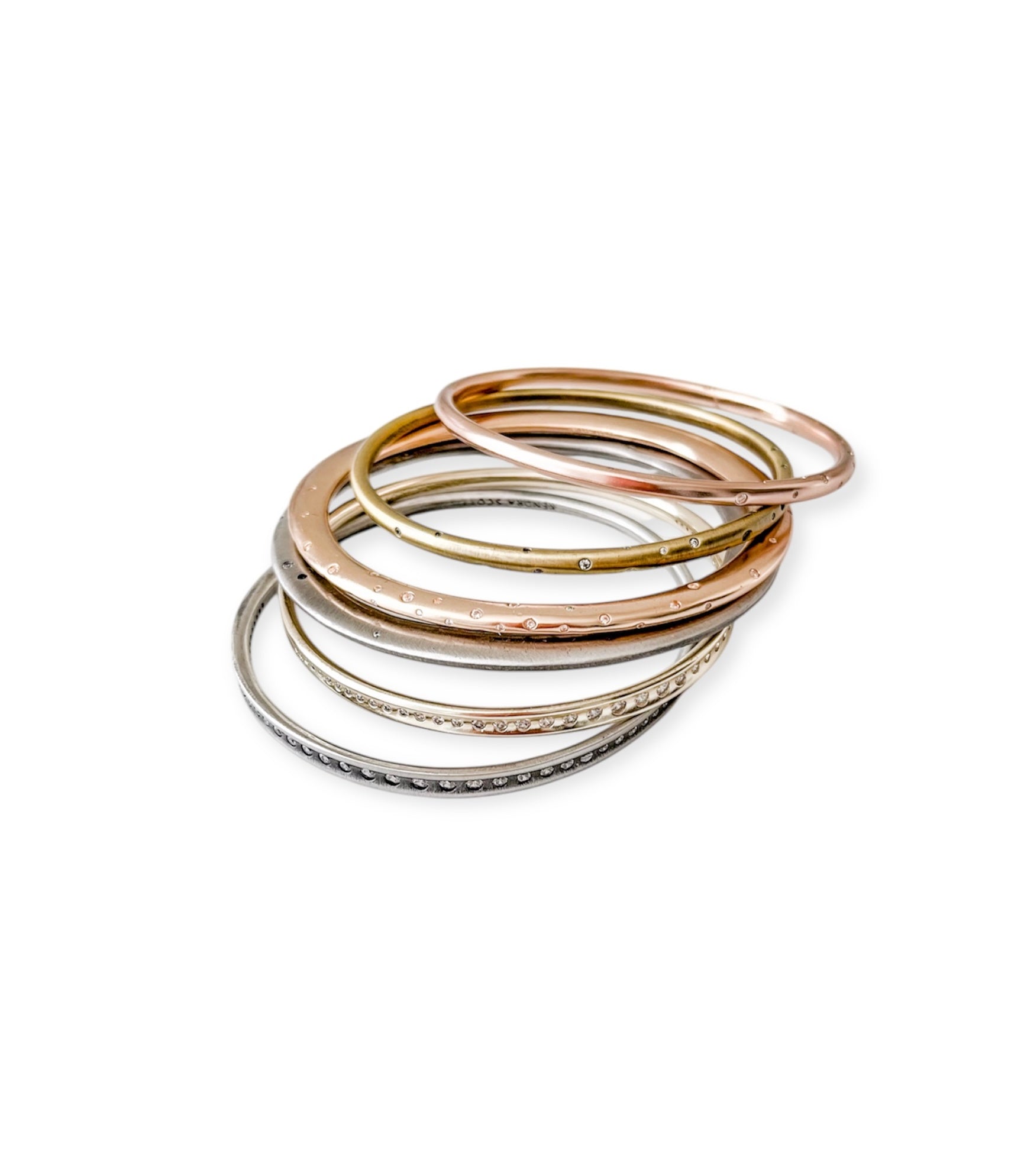 Tori Bangle Mix Metal Bracelet Set