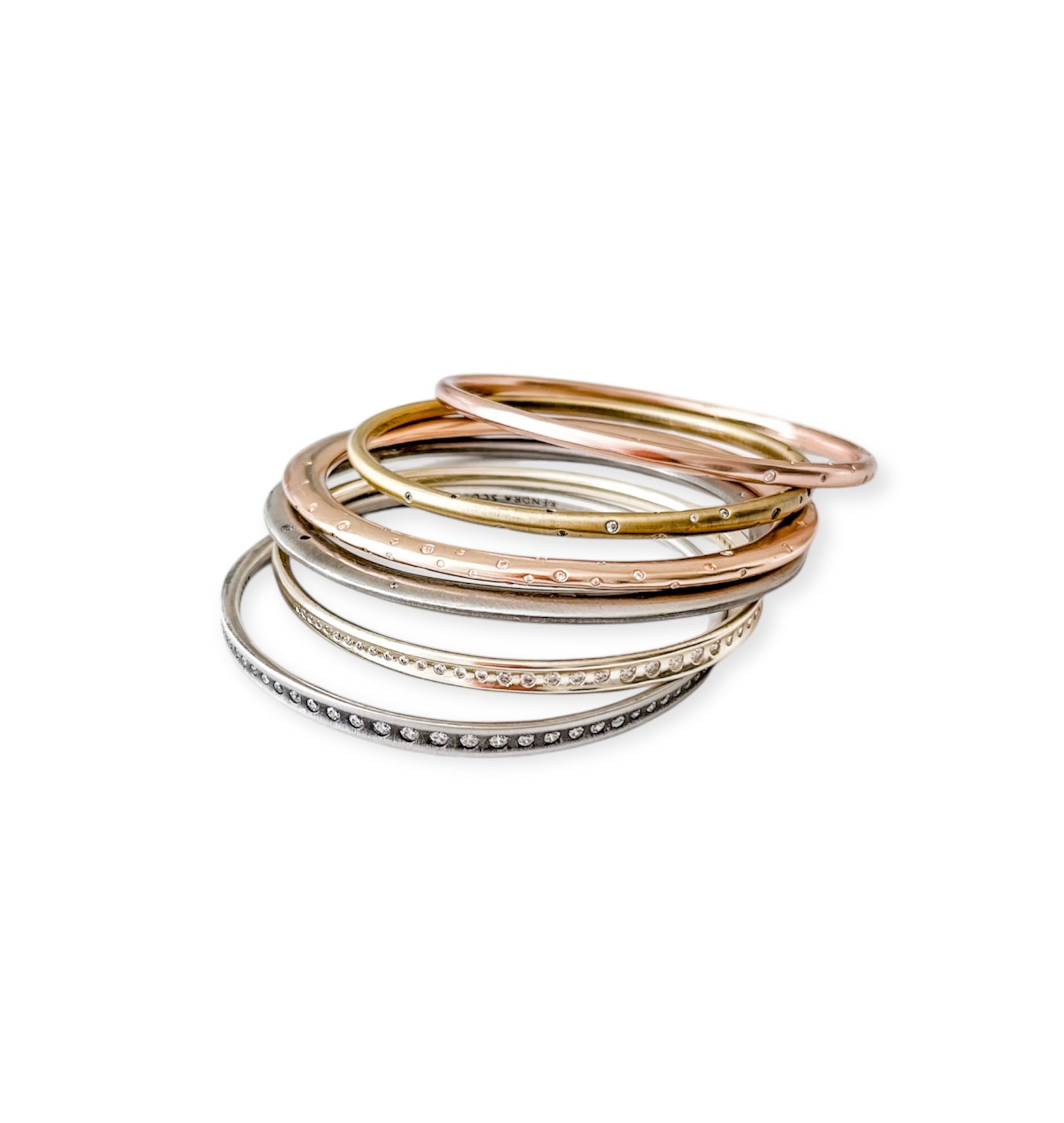 Tori Bangle Mix Metal Bracelet Set