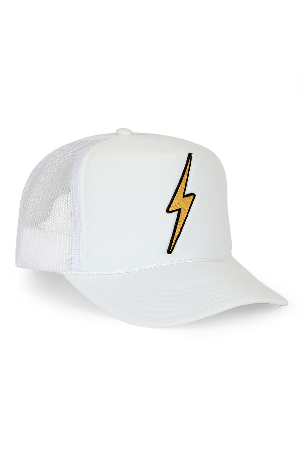 Bolt Vintage Low Rise Trucker Hat White