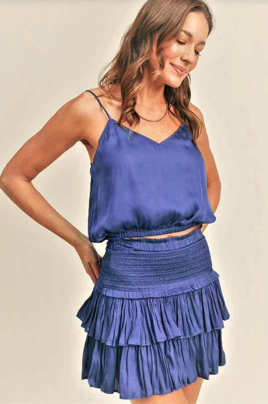 Amore Top Royal Blue