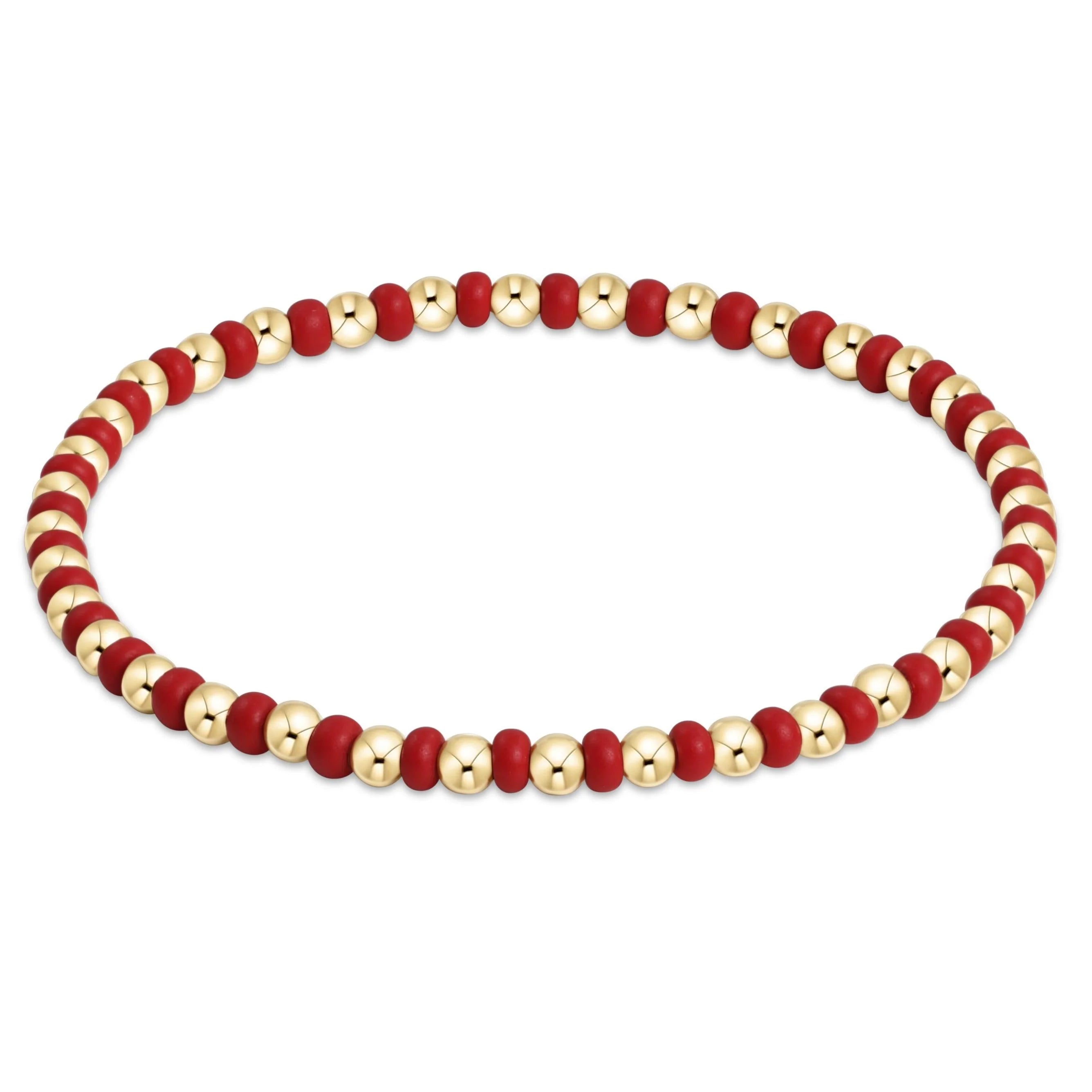 Gameday Hope Grateful Bracelet - Crimson