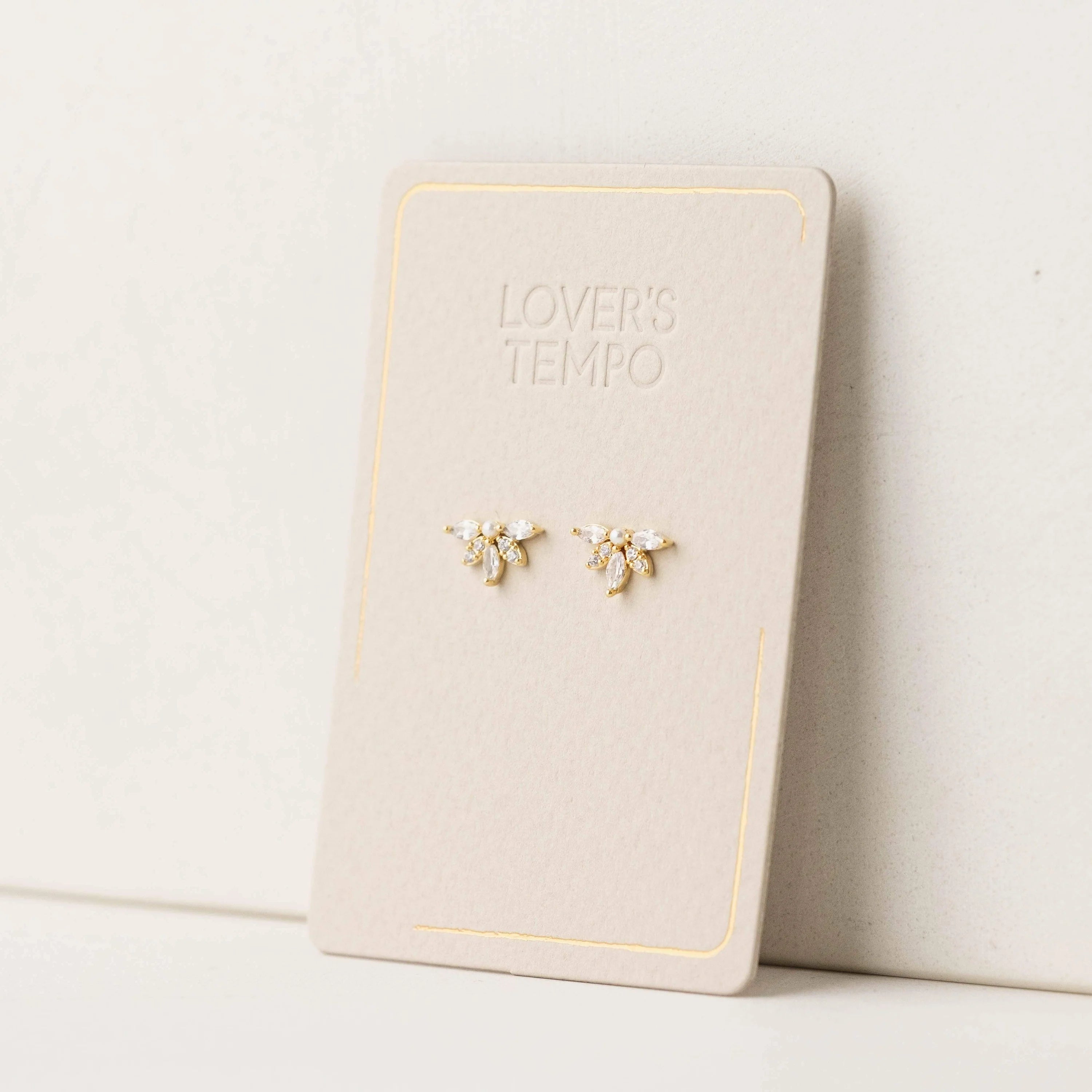 Harlowe Stud Earrings Gold