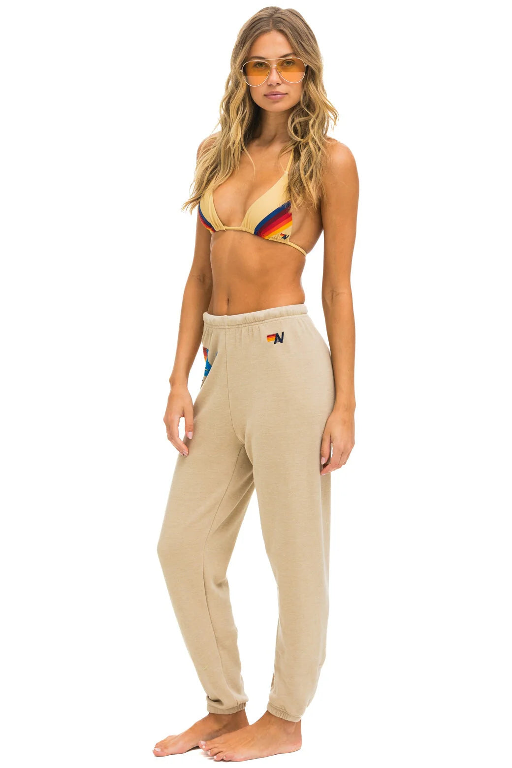 Logo Stitch Women’s Sweatpants Sand