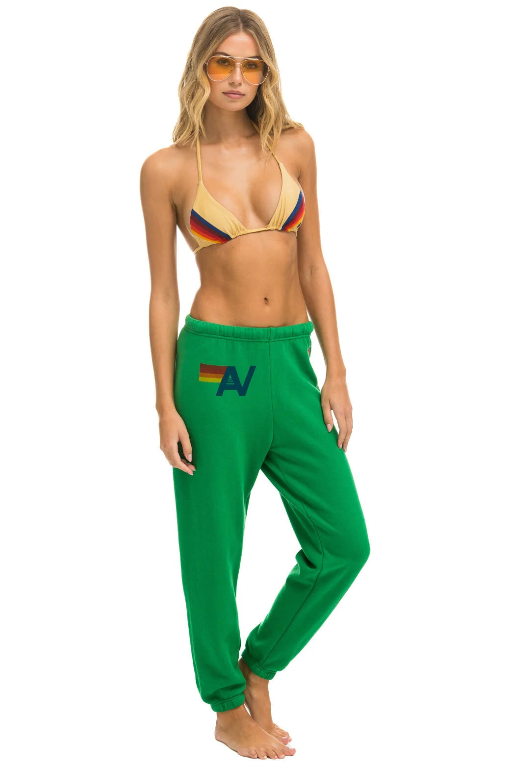 Logo Women's Sweatpants Kelly Green